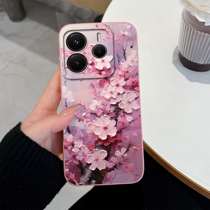 New Cover For Redmi Note 14 14Pro 14 Pro+ 14S Phone Case Lovely Heart Patterns Premium Protection Housing For Note14ProPlus Soft Liquid Silicone Shell