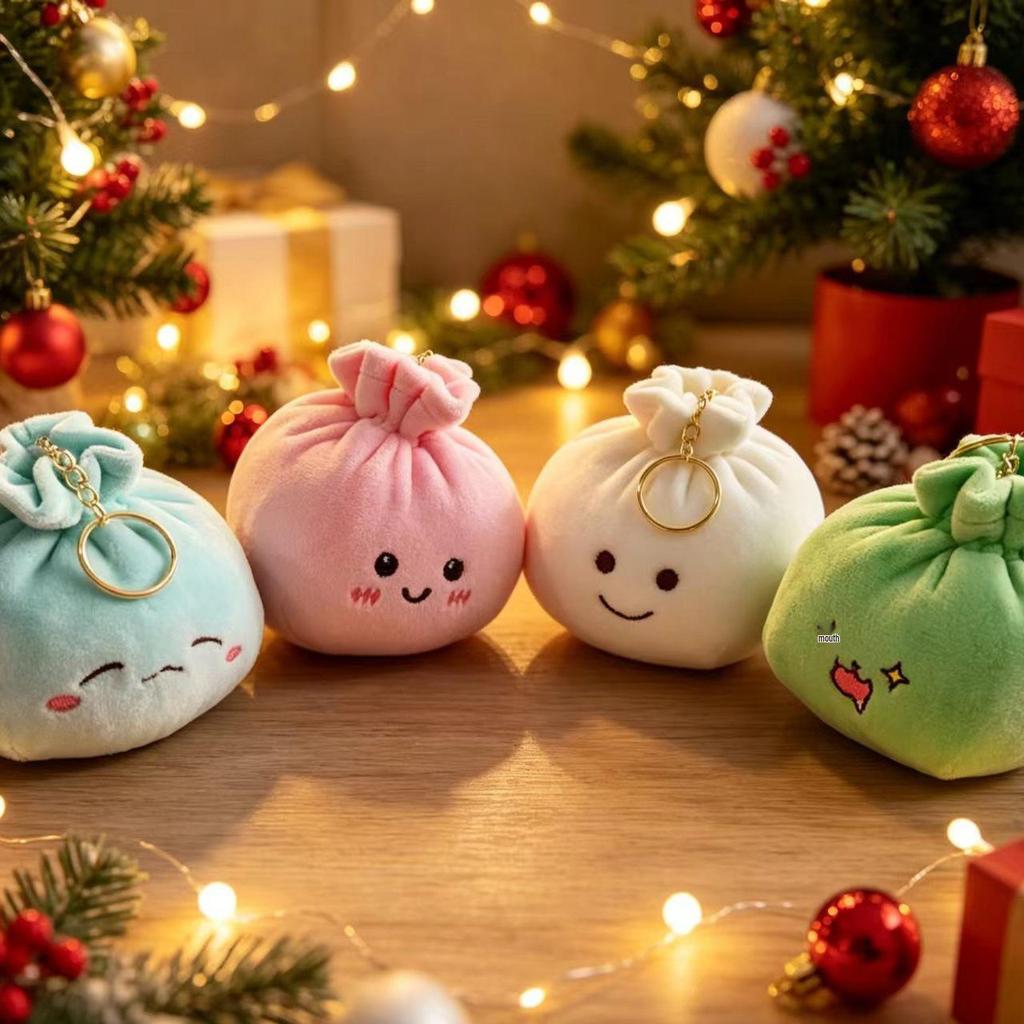 Adorable Skirted Rabbit & Bear Plush Toy Set: Baozi, Shark, Mood Octopus - Perfect for Kids or Wedding Gifts