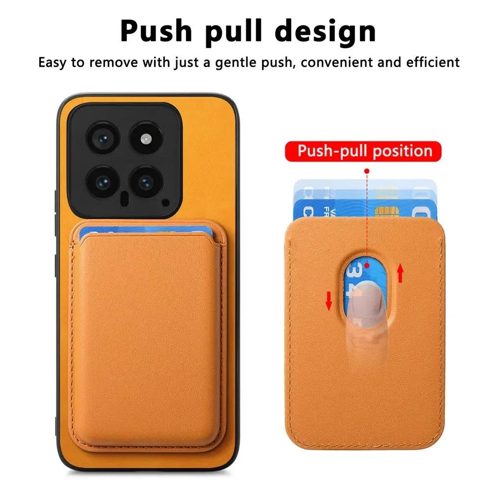 For Detachable 2 In 1 Leather Case for Xiaomi 14T Pro 14 T 13T 14ultra Wallet Card Pocket Magnetic Cover for Mi 14Tpro