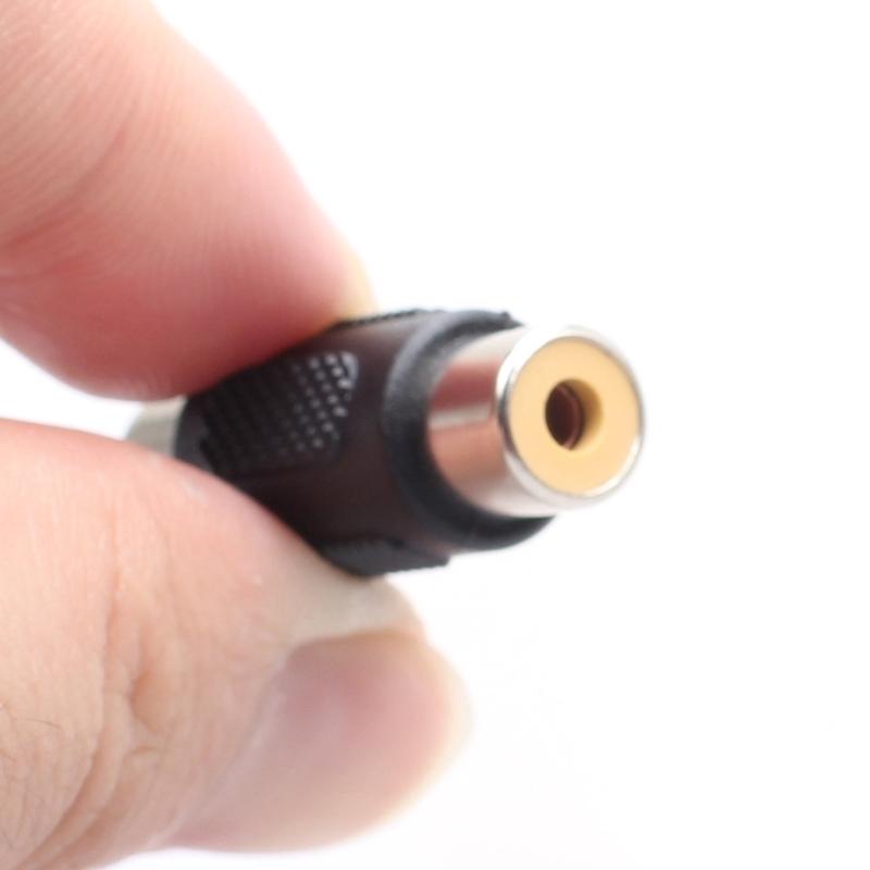 RCAs Female To Female Sound Connectors Adapter for TV Projectors and Speaker Use