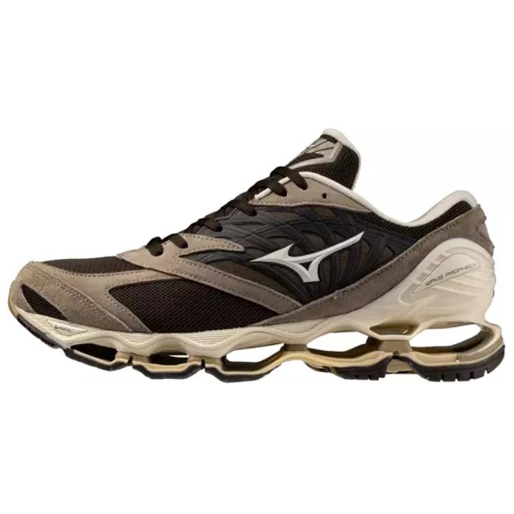 Mizuno Wave Prophecy LS Trendy Non-Slip Durable Low-Top Running Shoes Men sneaker Brown D1GA226203 43