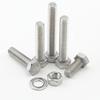 NINDEJIN M4 M5 M6 M8 External Hex Hexagon Head Screws Assortment Kit with Nuts Washers Stainless Steel