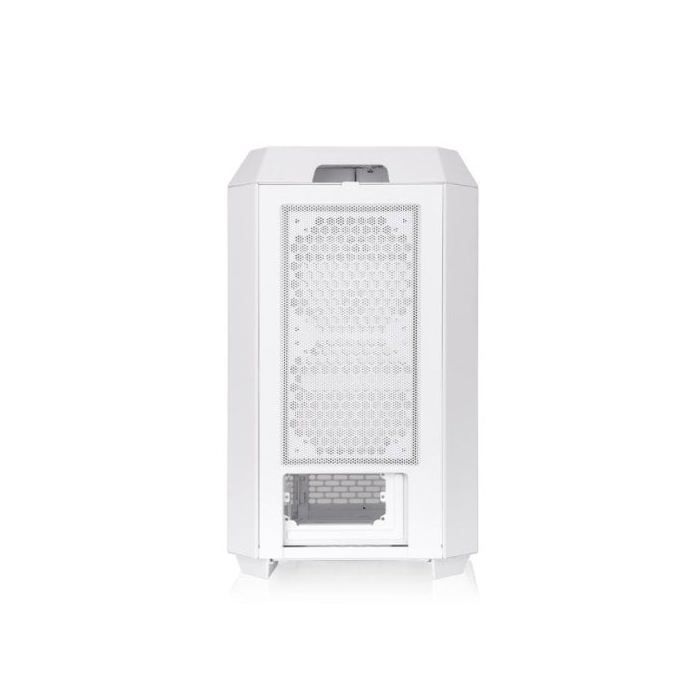Caja PC Mini Tower - THERMALTAKE - SPCC - Blanc - USB-C - Ventana LCD