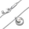 PAndora Treated Freshwater Cultured Pearl And Pav  Collier Necklace 393165c01