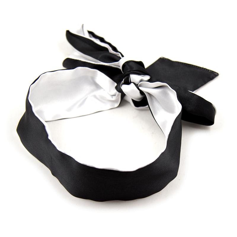 Adult Game Silk Satin Eye Mask Shade Blindfold Ribbon Restraints Rope  Bondage Handcuffs Cosplay Sex Toys For Couples Women