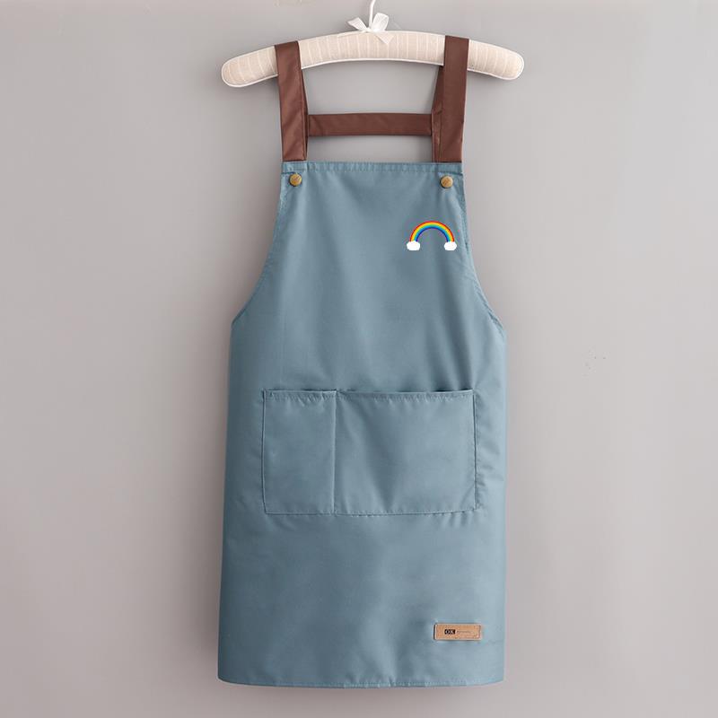 Korean Style Waterproof Unisex Kitchen Apron with Custom Logo