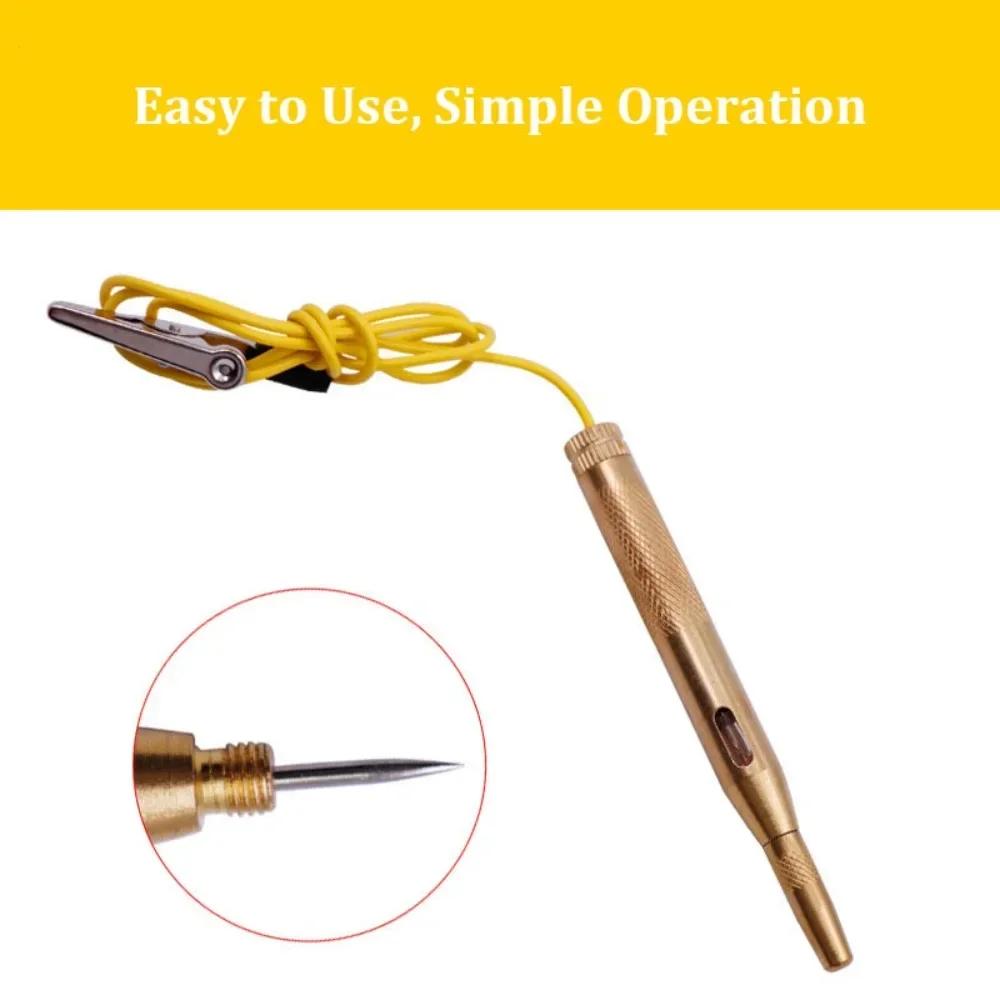 Car Maintenance Copper Tester 6V12V24V Repair Induction Tester Car Test Lamp Circuit Detection Tester