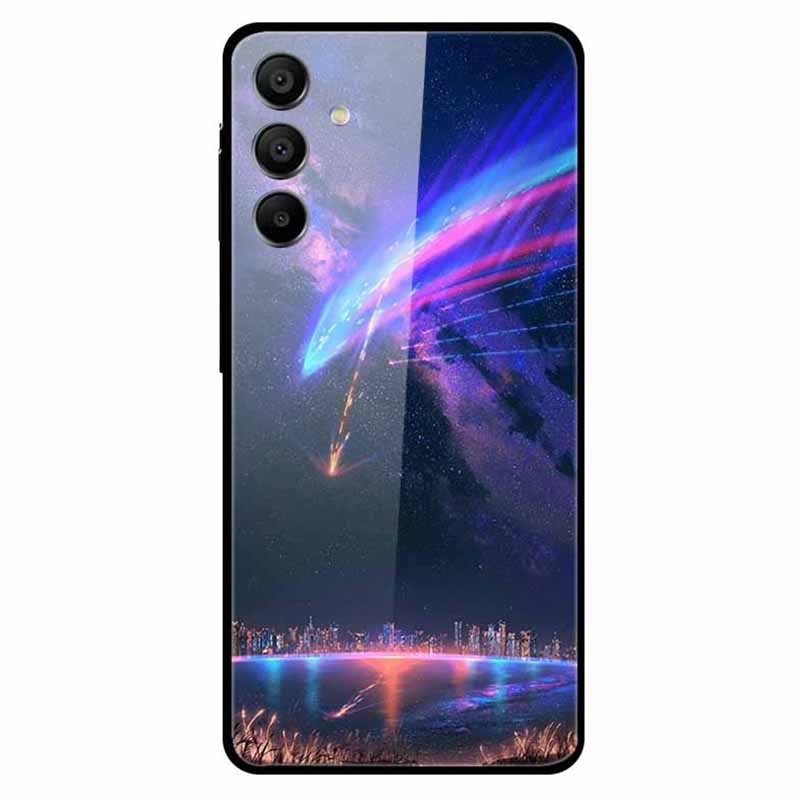 

Чехол для Samsung Galaxy A15 4G/5G с узором, защитная крышка для телефона из закаленного стекла City Meteor