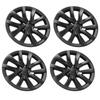 4PCS 18in Wheel Hub Cap Full Wrapping Wheel Hub Cover Trim Replacement for Tesla Model 3 2017 To 2023