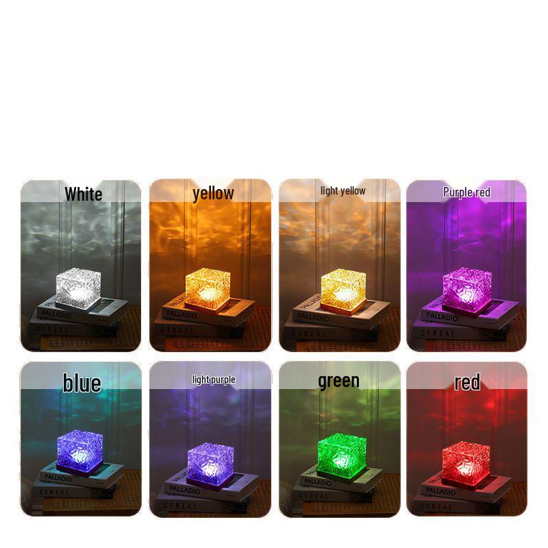 Romantic Ripple Night Light: High-Value Bedside Lamp for Couples' Atmosphere