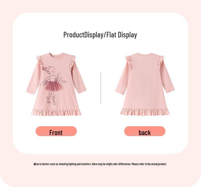 Little Maven Autumn Long Sleeve Girls' European Style Dress - Cute Children's Fashion