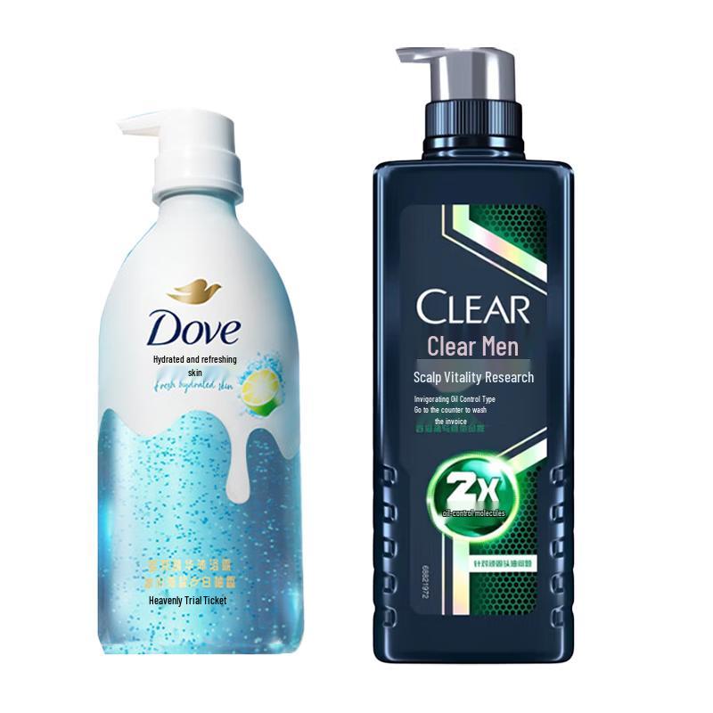

Clear Anti-Dandruff Shampoo & Body Wash Set