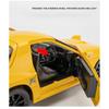 1/24 Mazda RX7 Slitinový Model Sportovního Auta Odlitky Kovová Hračka Závodní Vozidla Model Auta Simulace Zvuk a Světlo Dětská Hračka Dárek