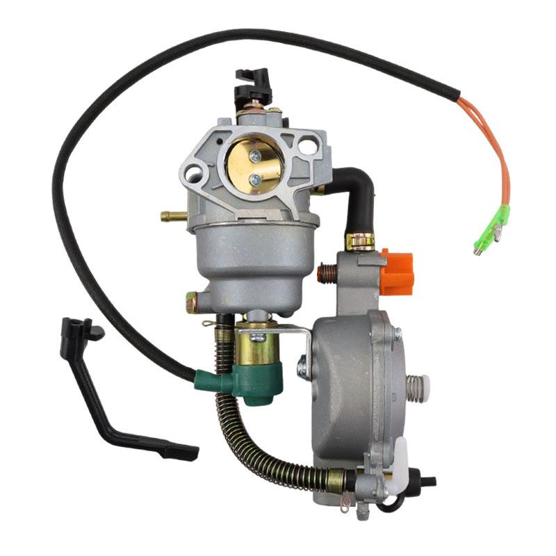 GX390 188F Dual Fuel Carburetor LPG Conversion for 4.5KW 5.5KW Generator Manual/Auto Choke Parts