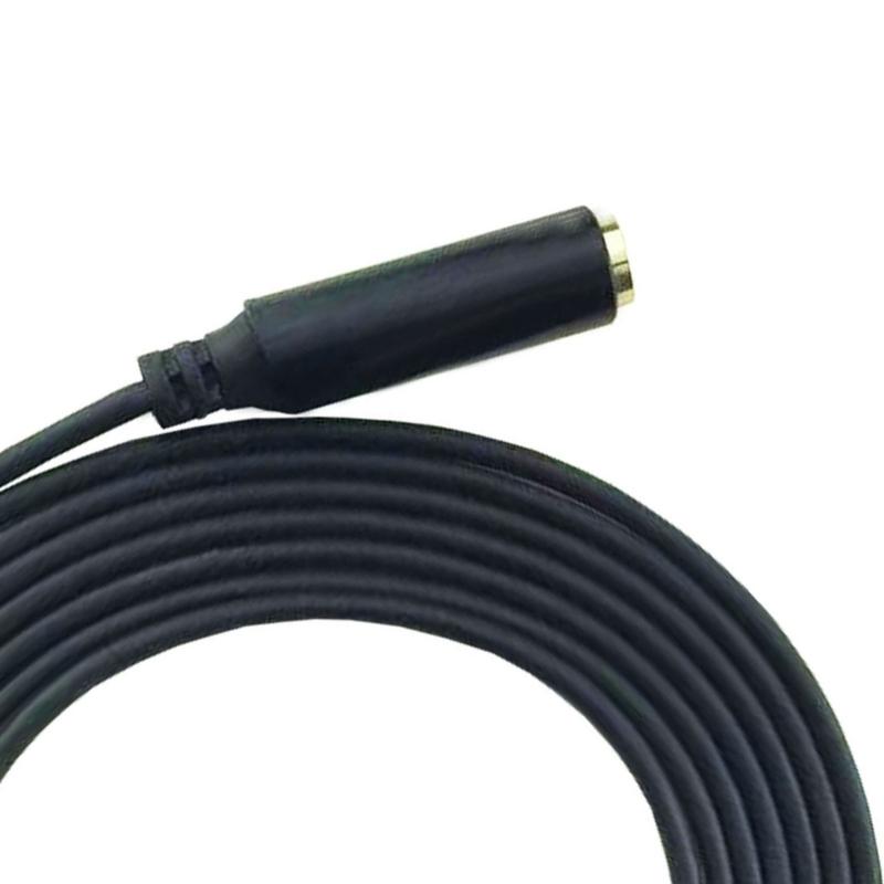 Quality 3.5mm Headphone Cable Microphones and Headphone Extension Cable with 3.5mm Female to Male Connectors 4Pole/3Pole