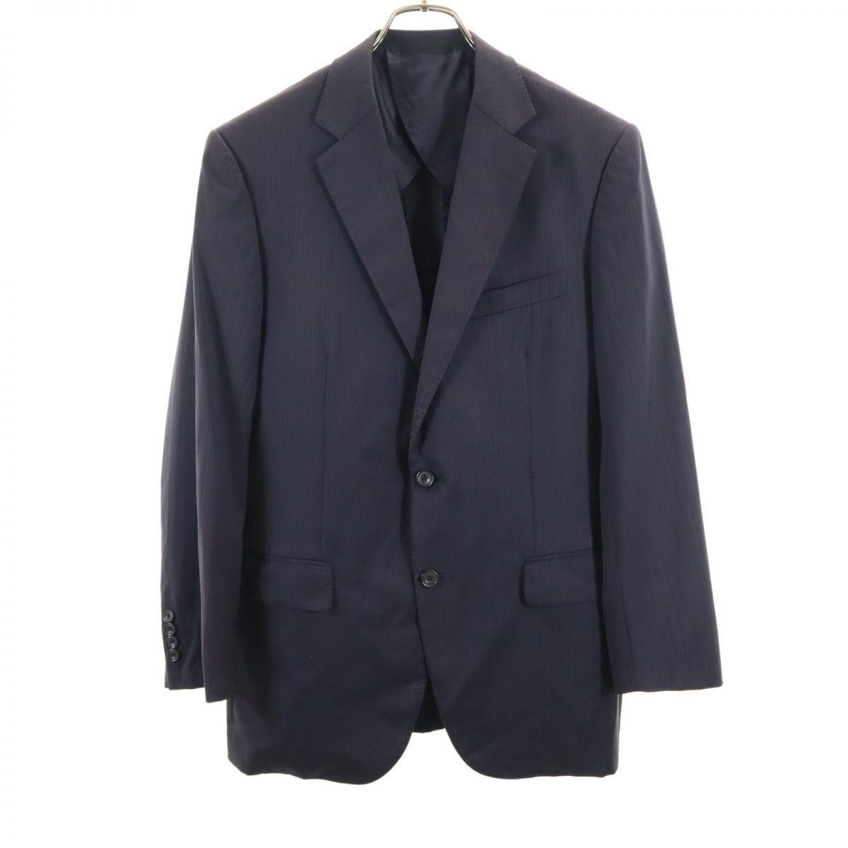 

BURBERRY Sanyo Shokai Made in Japan Striped Pattern wool tailored jacket Men s Used