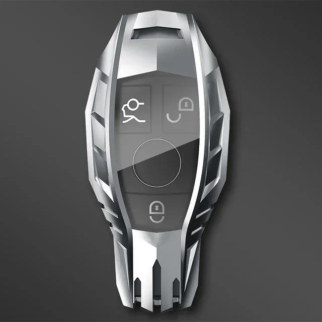 Car Key Case Cover 2/3Button Shell Fob For Mercedes Benz W204 W463 W176 W251 W205 A200 A260 A C R G Class Gla Cla Glk Glc Cls