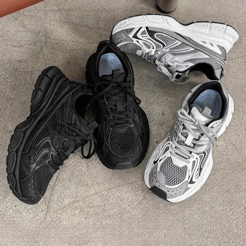Fashion 2025 Summer New Men's Casual Sports Shoes Mesh Breathable Thick Soled Versatile Shoes Fashion Trend Comfortable Chunky sneakers