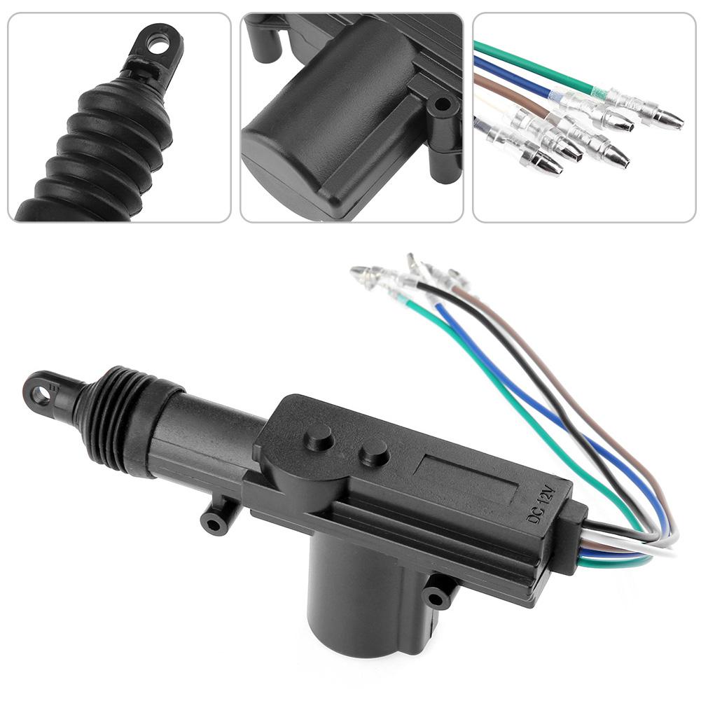 Universal Door Lock Motor System Single Gun Type 12V Car Central Locking System Replacement Pats 2/5-Wire Automotive Accessories