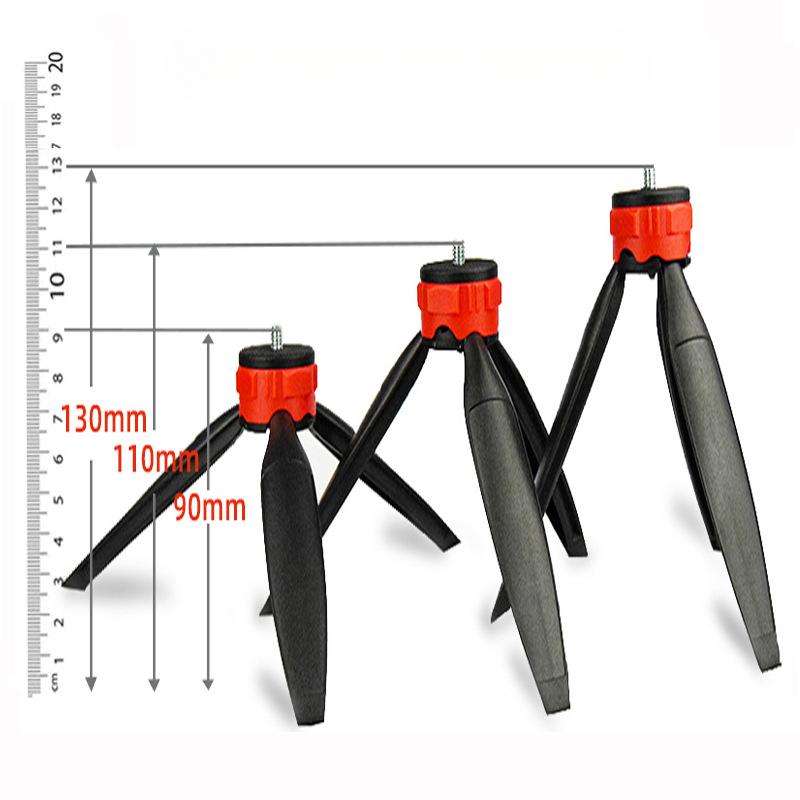 Mobile Phone Live Three-legged Bracket Connected To Telescope Camera Tripod Desktop Mini Bracket with Adjustable Height.