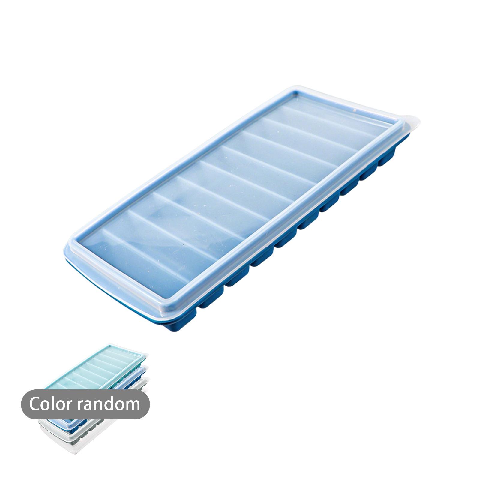 

Форма для льда, Легко извлекаемый многоразовый лед, Силикон, со съемной крышкой, предотвращающей проливание, 10 ячеек, Не содержит БФА, Идеально для спорта