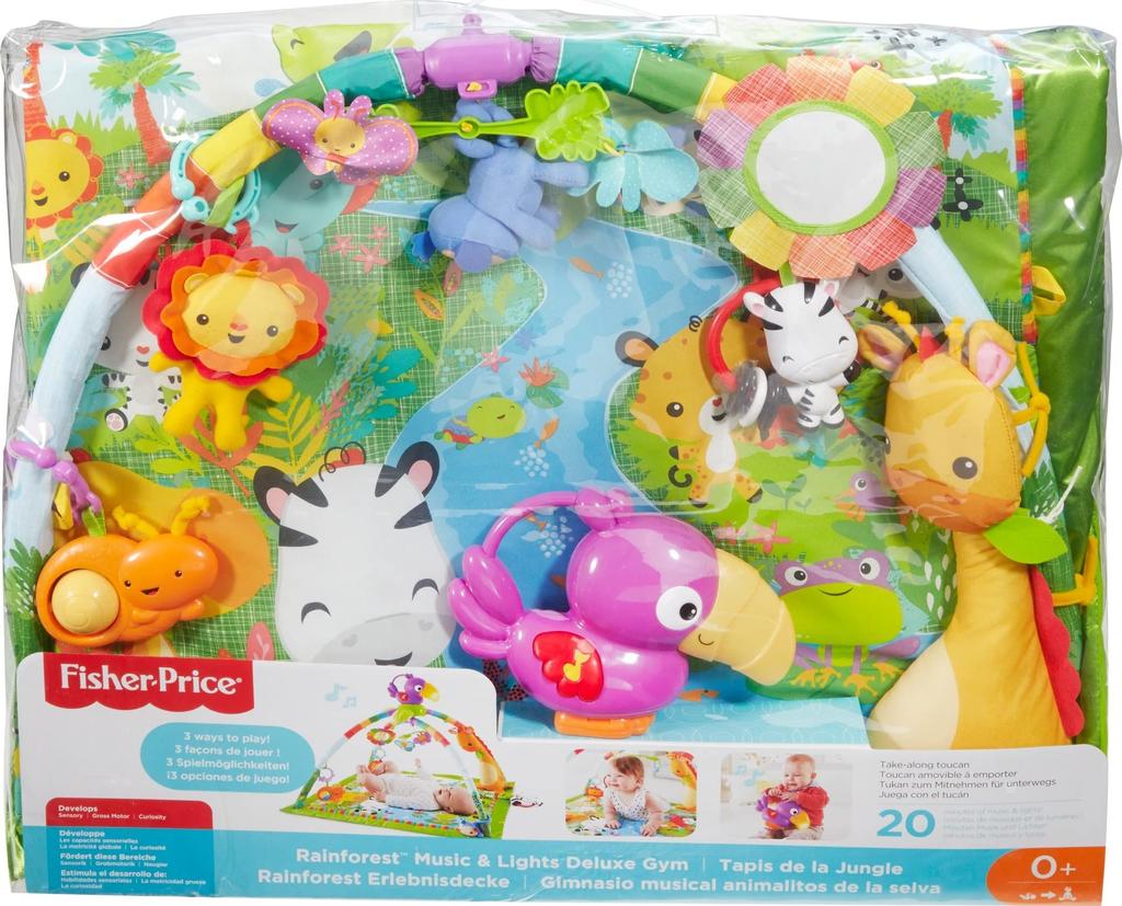 Fisher Price Rainforest Deluxe Gym II Months and DFP08 [0 Up] [Educational Toy] [Cloth Toy]