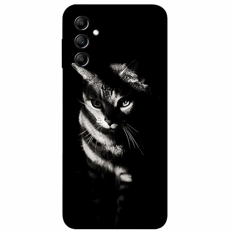 For Samsung A14 4G A 14 M14 5G Case Painted TPU Soft Silicone Black Funda for Samsung Galaxy A14 A145F Bumper GalaxyA14 M 14 Bag