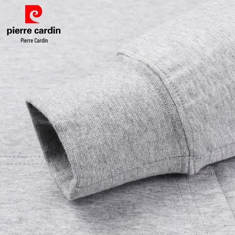 Pánská jednobarevná ležérní mikina s kapucí Pierre Cardin