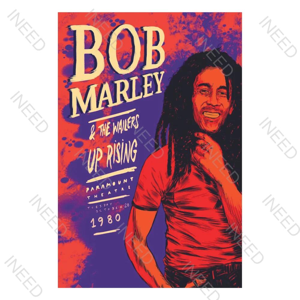 INEED Rétro Vintage Rock N Roll Groupe Panneau en Étain Affiche de Musique Plaque Décorative Plaque en Métal Pour Cave d'Homme Club Décor Mural Maison