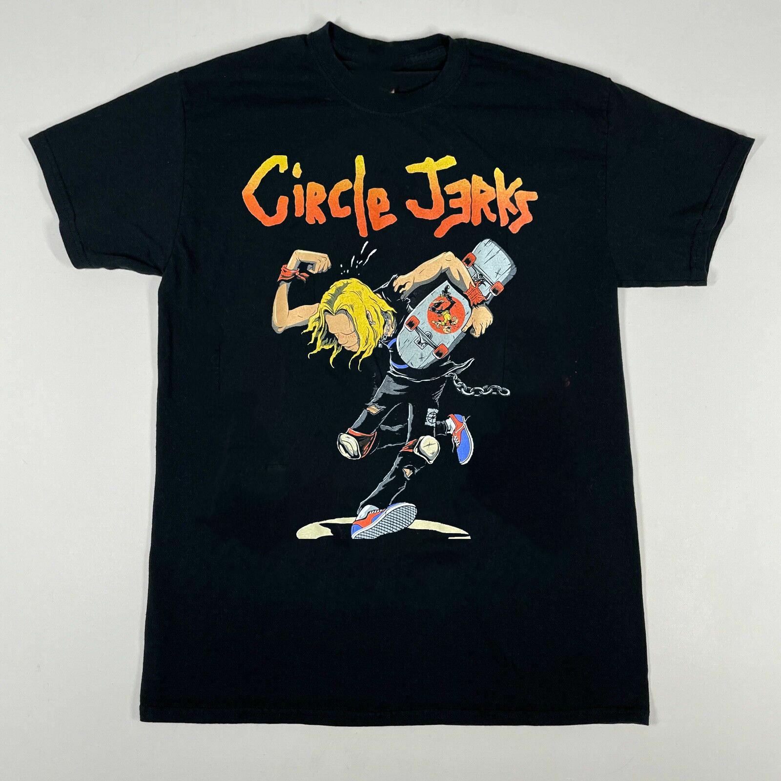 Circle Jerks Band Cotton Gift For Fan Black All Size Unisex T-Shirt XXXL