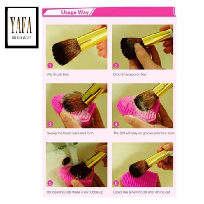 1PC brushegg nettoyant pinceau de maquillage