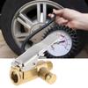 Tire Chuck with Clip Adapter Air Chuck Tire Inflator Compressor Pump- Connect Accessories for Vehicle Auto 34mm Length