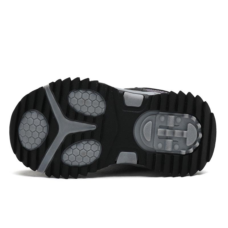 Winter Children's Anti Slip Wear-resistant Velvet Warm Outdoor High Top Cotton Shoes Snow Boots Sports Shoes 26-38