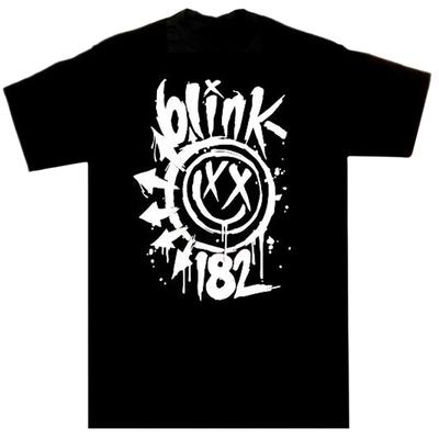 Blink-182 band T-shirt Zwart Unisex Alle Maten korte mouw JJ5255