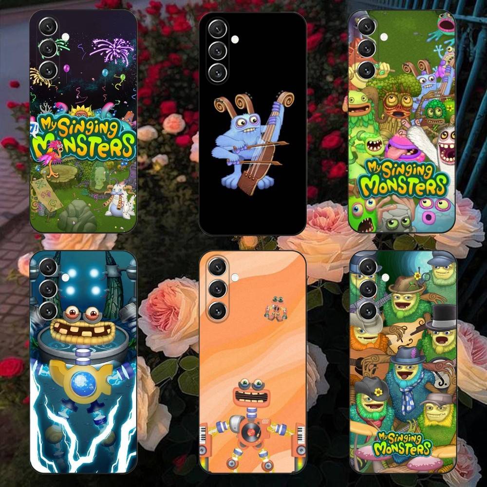 My Singing M-Monsters Phone Case Phone Case For Samsung Galaxy A13,A21s,A22,A31,A32,A52,A53,A71,A80, Soft Black Shell