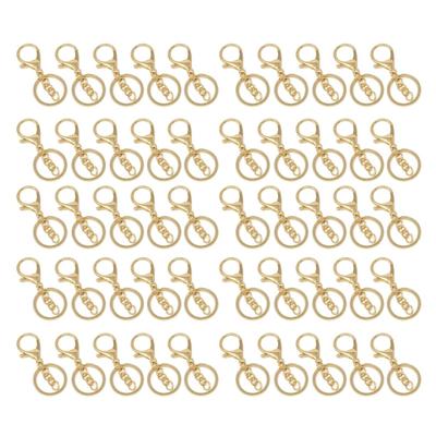 50Pcs Alloy Shrimp Lobster Clasp Hardware  Resin, Fabric Craft Pendant Matching