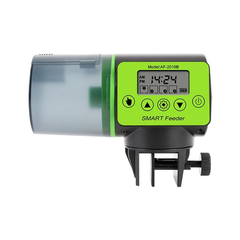 

M-Modern-Automatic Fish Feeder Digital Fish Tank Aquarium Food Dispenser Plastic Intelligent Timing Electric Fish Tool For Turtl