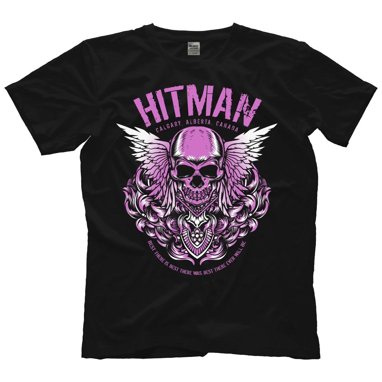 Bret The Hitman Hart - Winged Skull Men s and Women s T-shirts XS