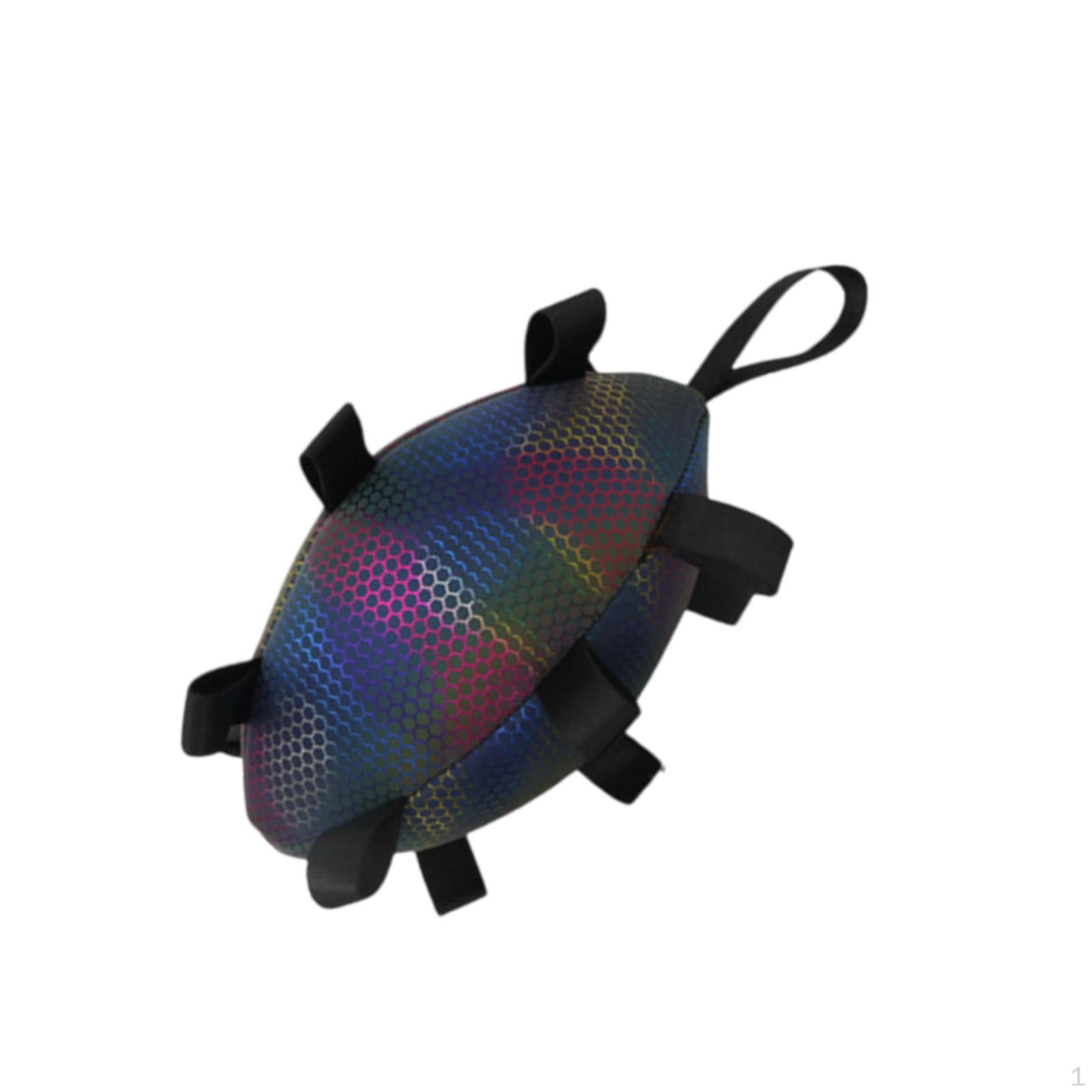 

Dog Rugby Football Toy Interactive Pet Supplies Practical Comfortable Pets Molar Black Reflective