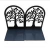 Tree Shadow Skull Metal Bookends - Student Reading Supplies, Retro Hollow Design