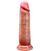 Super Strong Liquid Silicone Double Layer Jerky Blue Tendons Raised Artificial Penis Dildo Masturbator Female Adult Sex Toys