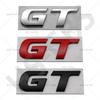 WDC5   1Pcs Metal 3D Car Rear Trunk GT Emblem Logo Auto Door Fender Badge Tailgate ogo GT Car Body Decorative Stickers Accessoires