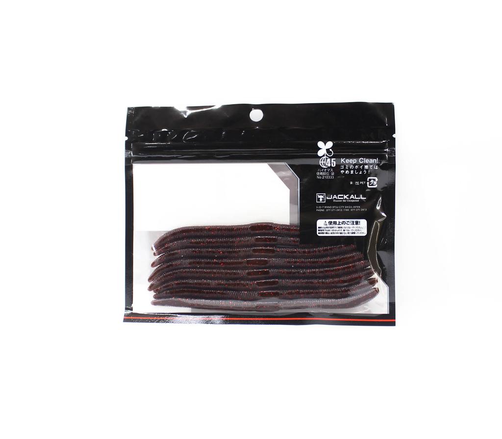 Jackall Weicher Köder Flick Shake 4,8 Zoll Cola Red Flake (4586)