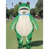 Aufblasbares Froschkostüm mit Luftpumpe – Perfekt für Halloween und Cosplay-Partys