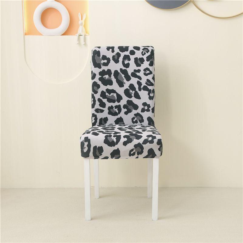 Elastic four seasons printed chair cover universal simple universal home hotel chair cover stool backrest one-piece seat