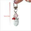 Cute Sweet Mushroom Flocked Bunny Rabbit Phone Chain Lanyard Ccd Camera Charm Accessory Girl Keychain Pendant Bag Ornaments Gift