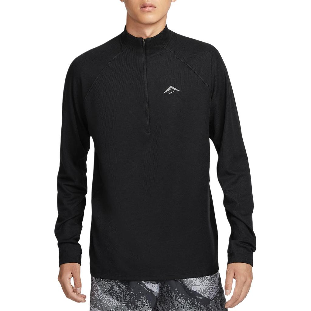 Nike Dri Fit Trail Sweatshirt Unisex Black/Summit White