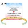 Bracciale da Donna Ispirazionale a Bracciale, Braccialetto con Mantra 'Anche Questo Passerà', Bracciale da Uomo Motivazionale con Messaggio Nascosto, Regolabile, Incoraggiamento