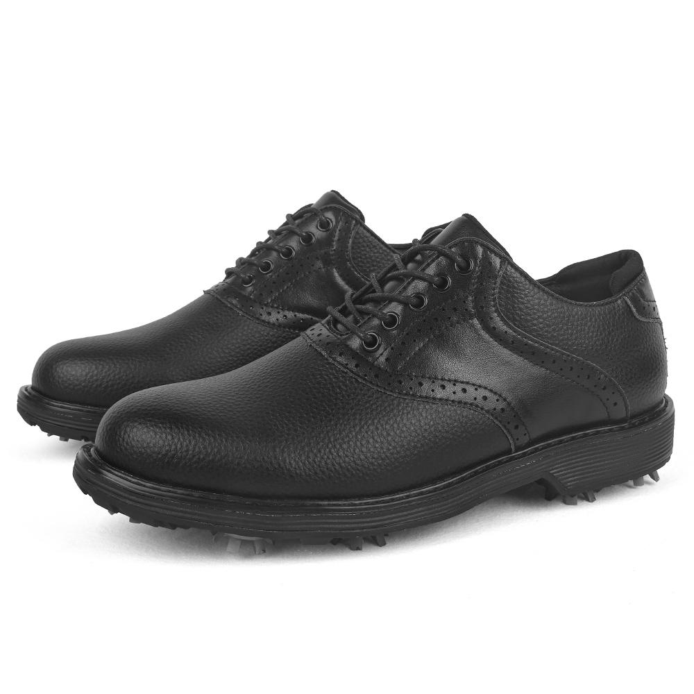 Large 48 Men's Golf Shoes Professional Golf Spikes Leather Casual Sports Shoes Men Outdoor Non-slip Golfing Shoes Man Trainers