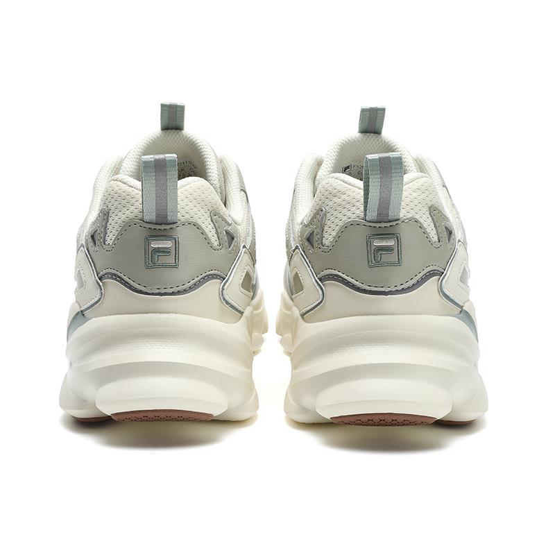 FILA Versatile Trendy Thick Sole Height Increasing Low Top Casual Shoes Men sneaker Off-White Pelican-Brown F12M422111FAP